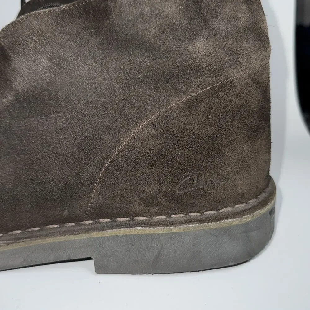 Clarks Desert Boot Evo men’s brown suede size 10.5